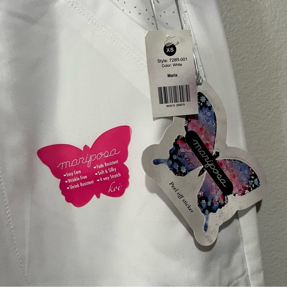 MARIPOSA-NWT Boot Cut Scrub pants Size XS Regular - Picture 3 of 5